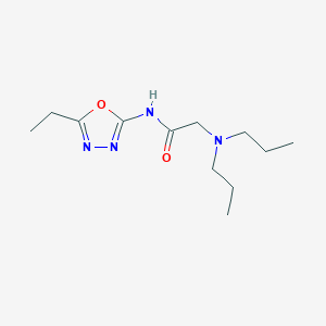 2-(Dipropylamino)-N-(5-ethyl-1,3,4-oxadiazol-2-yl)acetamide