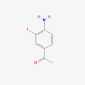 molecular formula C8H8INO B1278300 1-(4-Amino-3-iodophenyl)ethanone CAS No. 97776-06-2