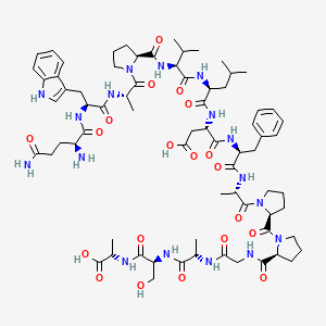 molecular formula C72H103N17O20 B12783018 Wilms tumor protein (33-47) CAS No. 410075-16-0