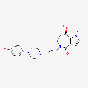 molecular formula C22H29FN4O2 B12783031 Prb4YD6qce CAS No. 191592-35-5