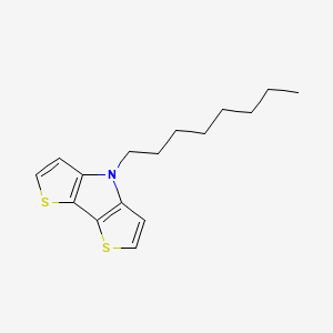 molecular formula C16H21NS2 B1278304 4-Octyl-4H-dithieno[3,2-b:2',3'-d]pyrrole CAS No. 141029-75-6