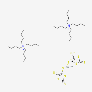 molecular formula C38H72N2S10Zn B1278309 BIS(TETRA-N-BUTYLAMMONIUM)BIS(1,3-DITHIOLE-2-THIONE-4,5-DITHIOLATO)ZINCCOMPLEX 