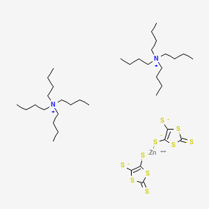 molecular formula C38H72N2S10Zn B1278309 Bis(Tetra-N-butylammonium)bis(1,3-dithiole-2-thione-4,5-dithiolato)zinc complex 