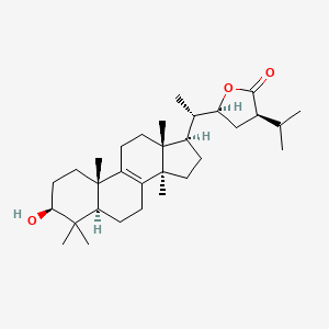 molecular formula C31H50O3 B12783116 Pisolactone CAS No. 87164-33-8