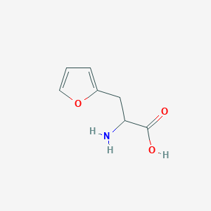 molecular formula C7H9NO3 B1278312 2-Amino-3-(furan-2-yl)propanoic acid CAS No. 4066-39-1