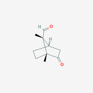 molecular formula C10H14O2 B12783135 trans-pi-Oxocamphor CAS No. 4745-55-5