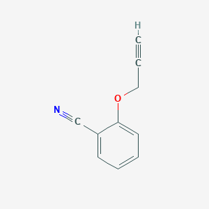molecular formula C10H7NO B1278314 2-(炔丙-2-氧基)苯甲腈 CAS No. 65211-56-5