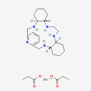 molecular formula C27H45MnN5O4 B12783188 Rucosopasem manganese CAS No. 2248030-85-3