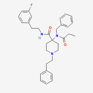 molecular formula C32H38FN3O2 B12783205 A59U94Jde5 CAS No. 2677687-49-7