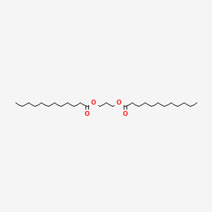 molecular formula C27H52O4 B12783226 1,3-Propanediyl dilaurate CAS No. 26719-54-0