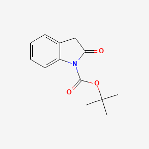 molecular formula C13H15NO3 B1278323 Tert-butyl 2-oxoindoline-1-carboxylate CAS No. 214610-10-3