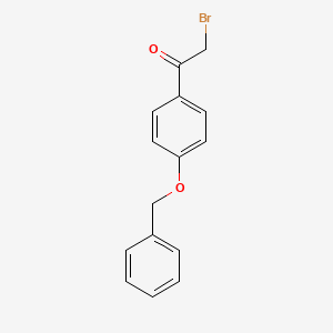 molecular formula C15H13BrO2 B1278325 1-(4-(Benzyloxy)phenyl)-2-bromoethanone CAS No. 4254-67-5