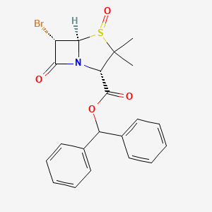 Benzhydryl (2S,5R,6S)-6-bromo-3,3-dimethyl-4,7-dioxo-4lambda4-thia-1-azabicyclo[3.2.0]heptane-2-carboxylate