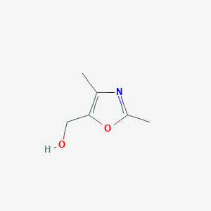 molecular formula C6H9NO2 B1278328 (2,4-Dimethyl-1,3-oxazol-5-yl)methanol CAS No. 214553-55-6