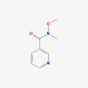 molecular formula C8H10N2O2 B1278332 N-Methoxy-N-methylnicotinamide CAS No. 95091-91-1