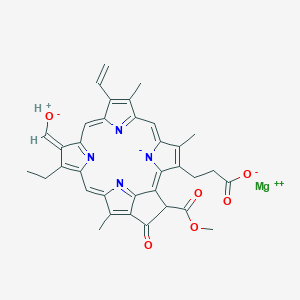 molecular formula C35H30MgN4O6 B12783399 Monovinyl protochlorophyllide b CAS No. 136889-66-2