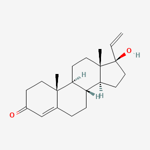 molecular formula C21H30O2 B12783427 17alpha-Vinyltestosterone CAS No. 1235-98-9
