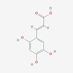 molecular formula C9H8O5 B12783482 2,4,5-Trihydroxycinnamic acid CAS No. 2631046-97-2