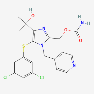 molecular formula C20H20Cl2N4O3S B12783562 Ecg1qci7DB CAS No. 757211-45-3