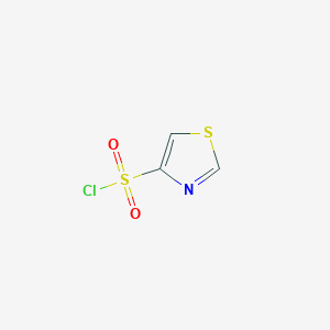 molecular formula C3H2ClNO2S2 B1278360 4-Thiazolesulfonyl chloride CAS No. 89501-99-5