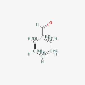 molecular formula C7H6O B1278368 Benz-13C6-aldehyde CAS No. 153489-14-6