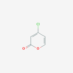molecular formula C5H3ClO2 B1278371 4-氯-2H-吡喃-2-酮 CAS No. 129660-02-2