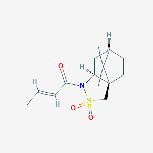 molecular formula C14H21NO3S B1278390 (N-巴豆酰基)-(2S)-莰烷-10,2-内酰胺 CAS No. 94594-81-7