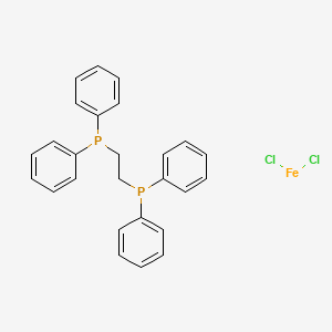 molecular formula C26H24Cl2FeP2 B1278393 [1,2-Bis(diphenyphosphino)ethane]dichloroiron(II) CAS No. 41536-18-9