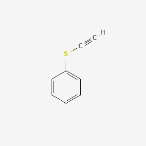 molecular formula C8H6S B1278396 (Ethynylsulfanyl)benzene CAS No. 6228-98-4