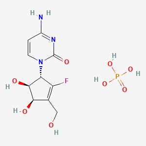 molecular formula C10H15FN3O8P B12783964 Roducitabine phosphate CAS No. 2055311-35-6