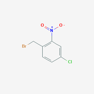 molecular formula C7H5BrClNO2 B1278410 1-(Bromomethyl)-4-chloro-2-nitrobenzene CAS No. 52311-59-8