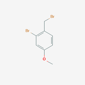 molecular formula C8H8Br2O B1278414 2-Bromo-1-(bromomethyl)-4-methoxybenzene CAS No. 54788-18-0