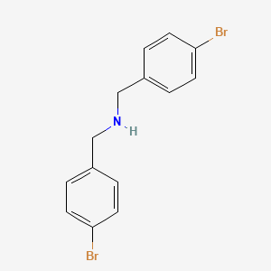 molecular formula C14H13Br2N B1278419 N,N-Bis(4-bromobenzyl)amine CAS No. 24898-17-7
