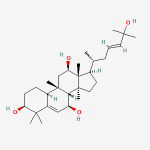 molecular formula C30H50O4 B12784191 Cucurbalsaminol A CAS No. 1189131-54-1