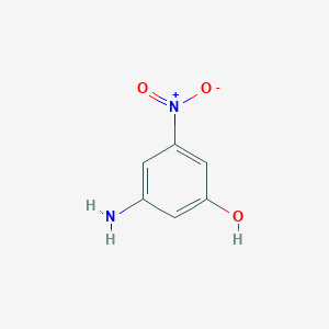 molecular formula C6H6N2O3 B1278420 3-Amino-5-nitrophenol CAS No. 618-64-4