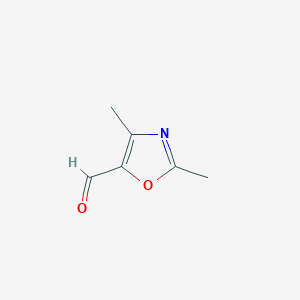 molecular formula C6H7NO2 B1278421 2,4-二甲基恶唑-5-甲醛 CAS No. 69062-86-8
