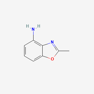 molecular formula C8H8N2O B1278422 2-Methyl-1,3-benzoxazol-4-amine CAS No. 342897-54-5
