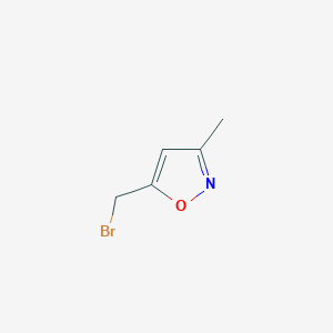 B1278427 5-(Bromomethyl)-3-methylisoxazole CAS No. 36958-61-9