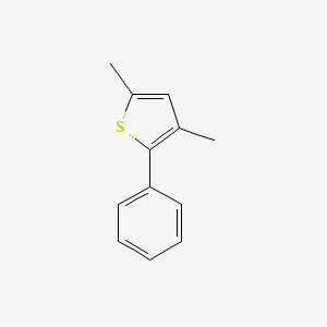 molecular formula C12H12S B1278431 2,4-二甲基-5-苯基噻吩 CAS No. 57021-49-5