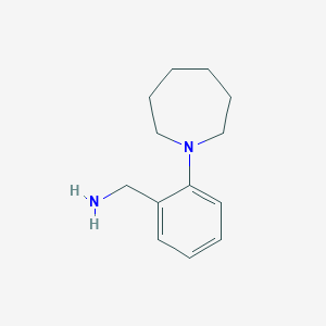 molecular formula C13H20N2 B1278433 (2-(氮杂环丁-1-基)苯基)甲胺 CAS No. 72752-55-7