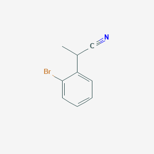 molecular formula C9H8BrN B1278435 2-(2-Bromophenyl)propanenitrile CAS No. 57775-10-7