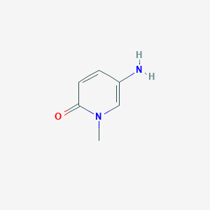 molecular formula C6H8N2O B1278439 5-amino-1-methylpyridin-2(1H)-one CAS No. 33630-96-5