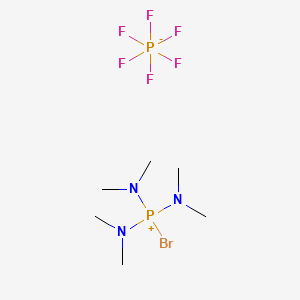 molecular formula C6H18BrF6N3P2 B1278440 Bromotris(dimethylamino)phosphonium hexafluorophosphate CAS No. 50296-37-2