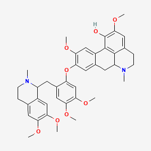 molecular formula C40H46N2O8 B12784423 Thalictropine CAS No. 39032-60-5