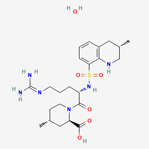 molecular formula C23H38N6O6S B12784448 Argatroban, 21S- CAS No. 1050351-64-8
