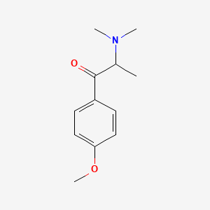 molecular formula C12H17NO2 B12784542 4-methoxy-N,N-Dimethylcathinone CAS No. 91564-39-5