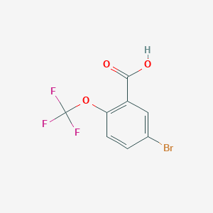 molecular formula C8H4BrF3O3 B1278458 5-溴-2-(三氟甲氧基)苯甲酸 CAS No. 403646-47-9