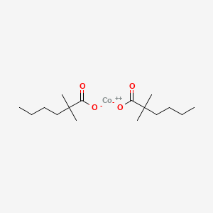 molecular formula C16H30CoO4 B12784580 Cobalt bis(dimethylhexanoate) CAS No. 94086-50-7