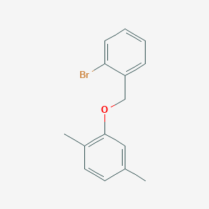 molecular formula C15H15BrO B1278459 2-Bromobenzyl-(2,5-dimethylphenyl)ether CAS No. 173305-11-8