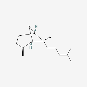 molecular formula C15H24 B12784625 trans-beta-Bergamotene CAS No. 15438-94-5